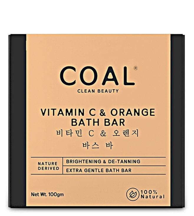 coal clean beauty vitamin c & orange bath bar - 100 gm