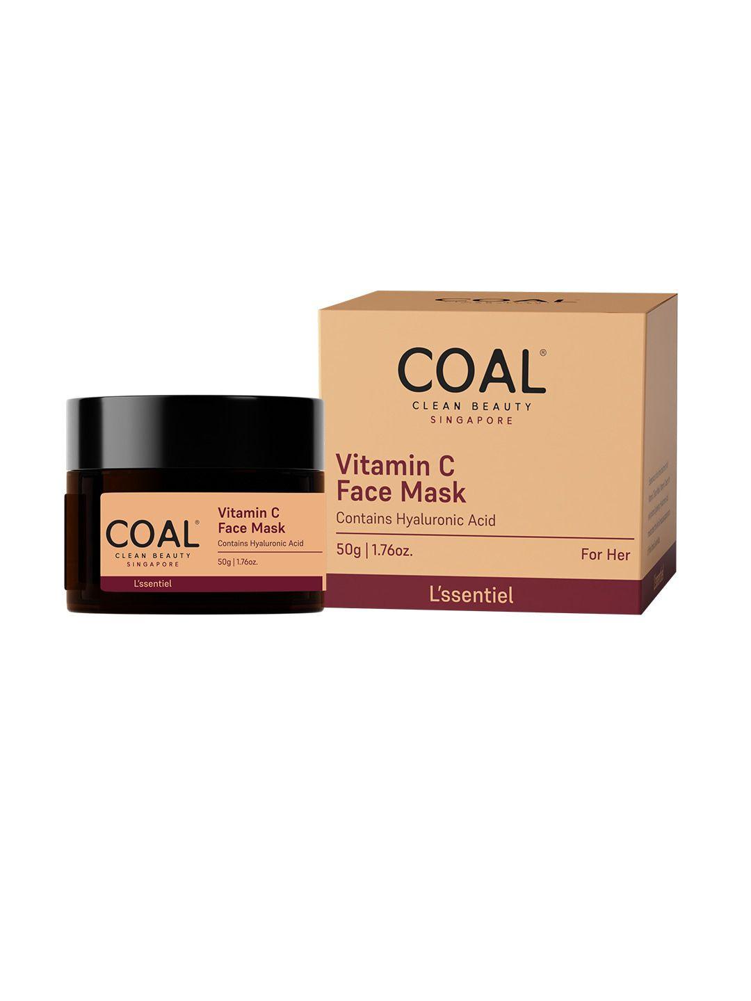 coal clean beauty vitamin c face mask with hyaluronic acid - 50g