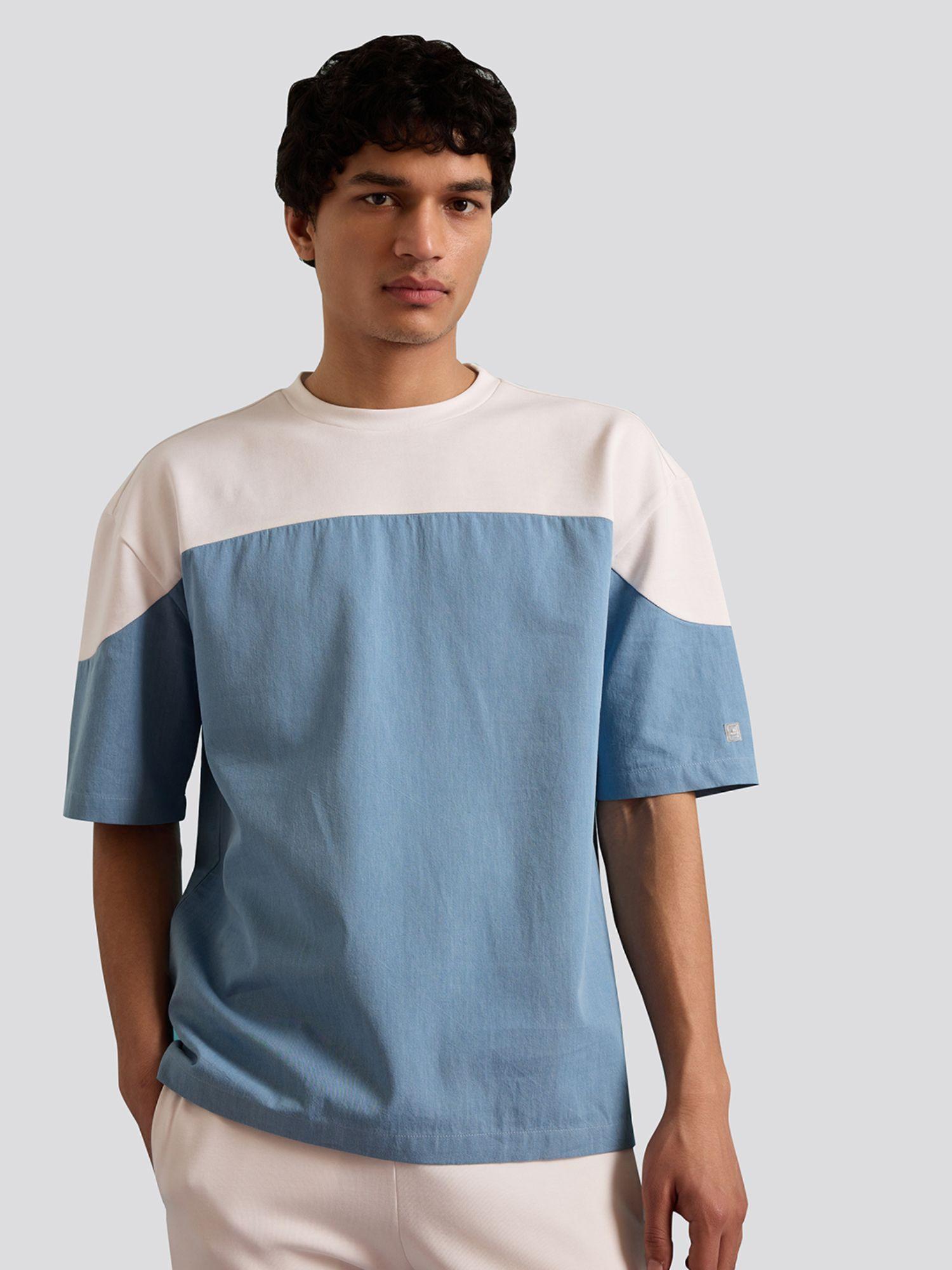 coastal mist block t-shirt