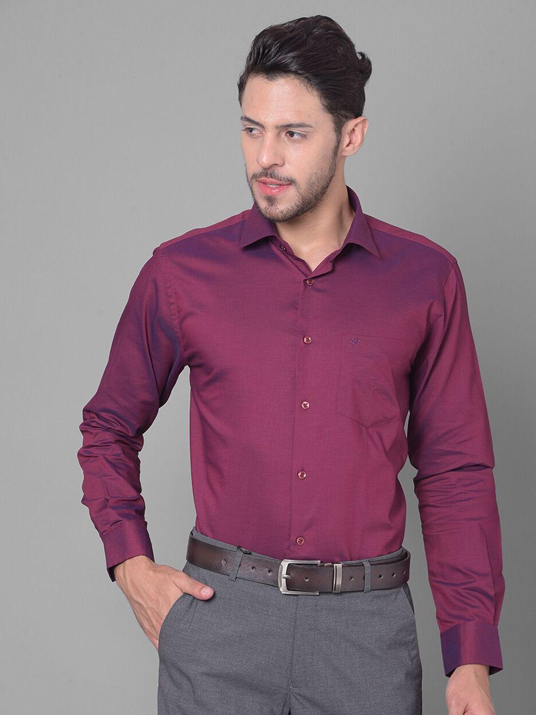 cobb opaque cotton formal shirt