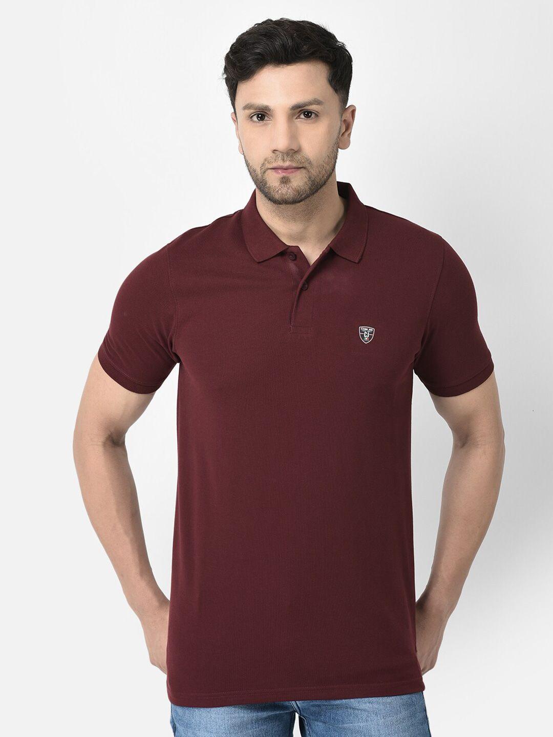 cobb polo collar cotton t-shirt