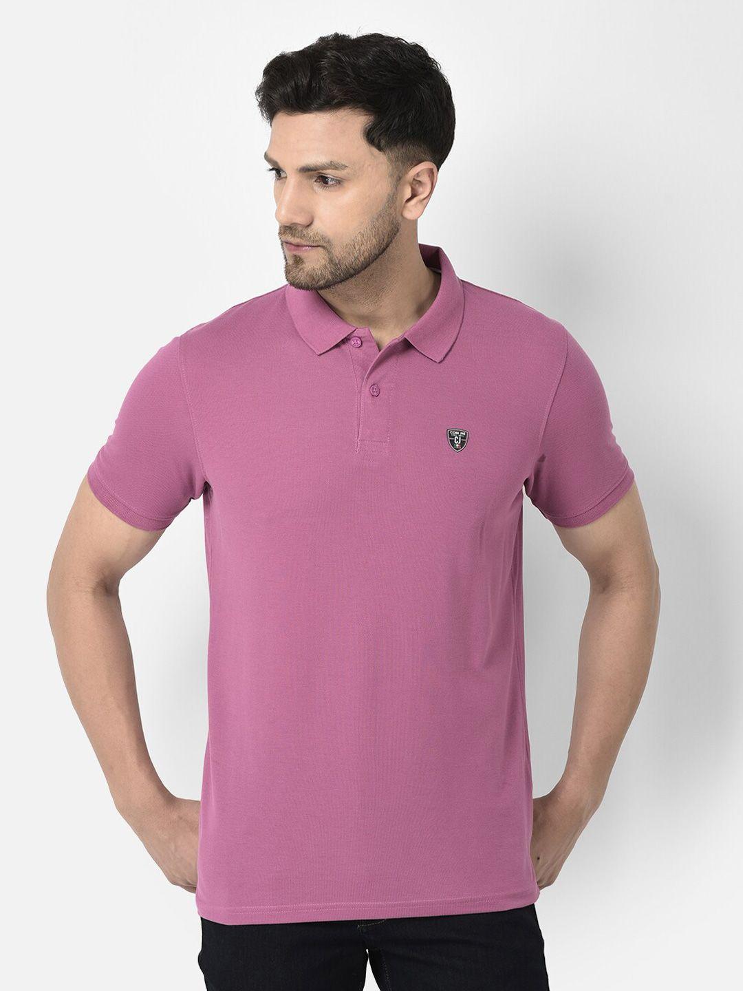 cobb polo collar cotton t-shirt