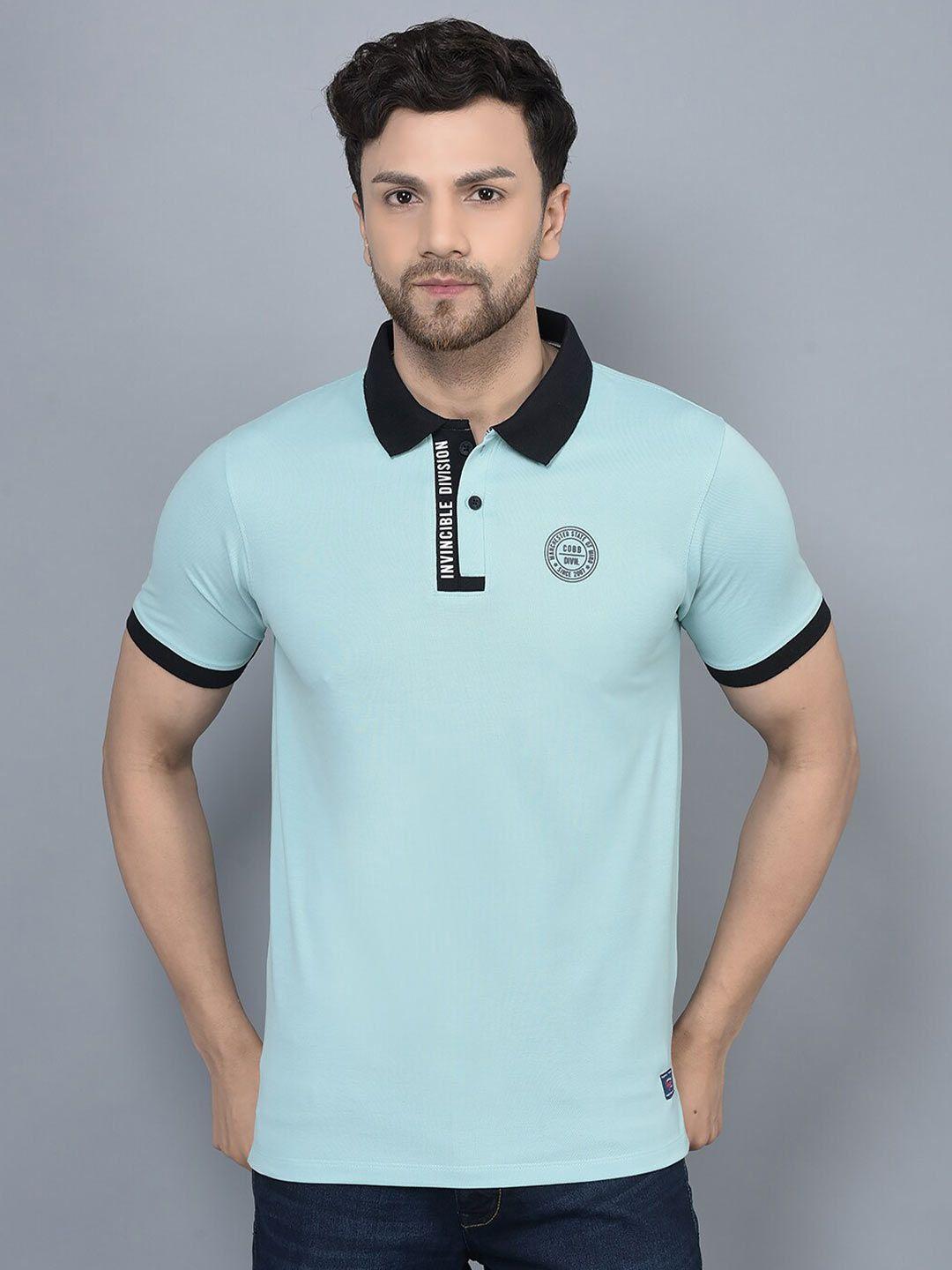 cobb polo collar cotton t-shirt