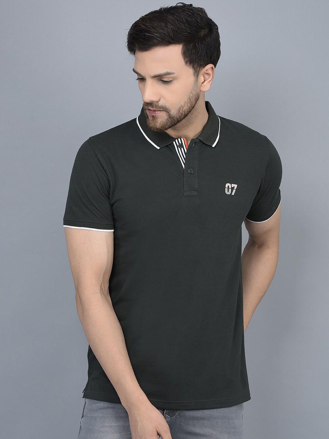 cobb polo collar cotton t-shirt