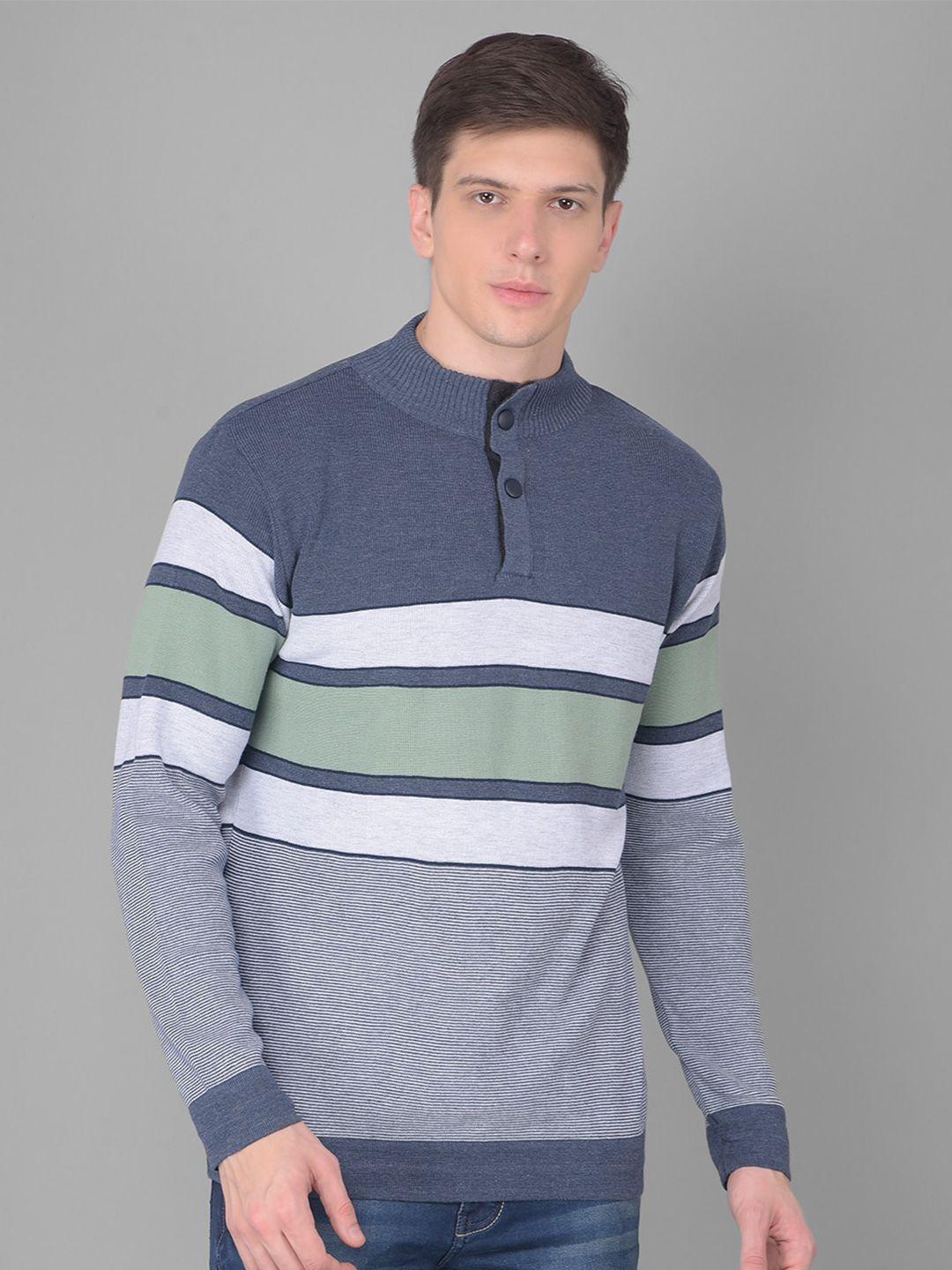 cobb striped acrylic pullover