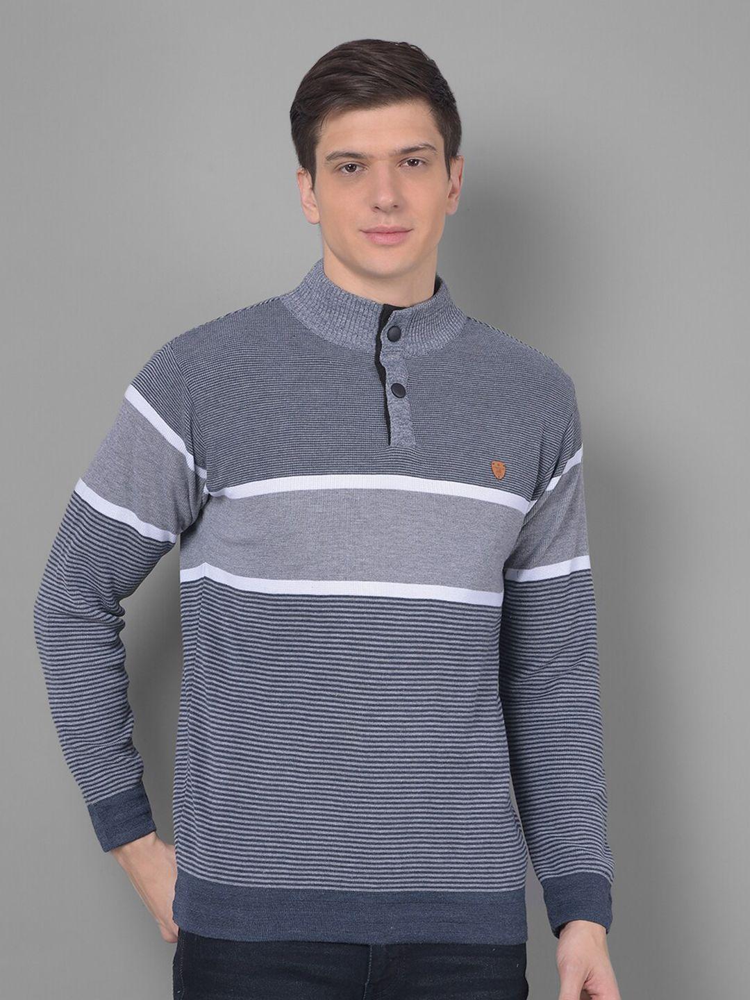 cobb striped acrylic pullover