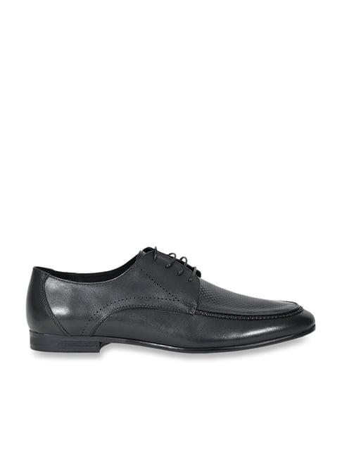 cobblerz men's black derby shoes