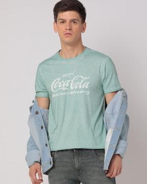 coca-cola collab overdyed slim fit t-shirt