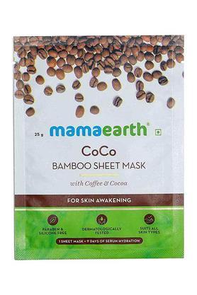 coco bamboo sheet mask with coffee & cocoa