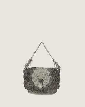 coco beaded sling clutch