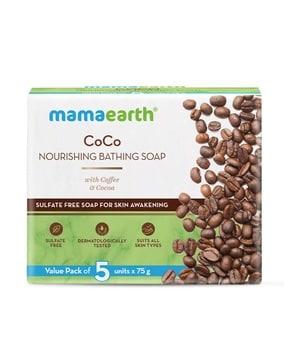 coco nourishing bathing soap with coffee & cocoa -