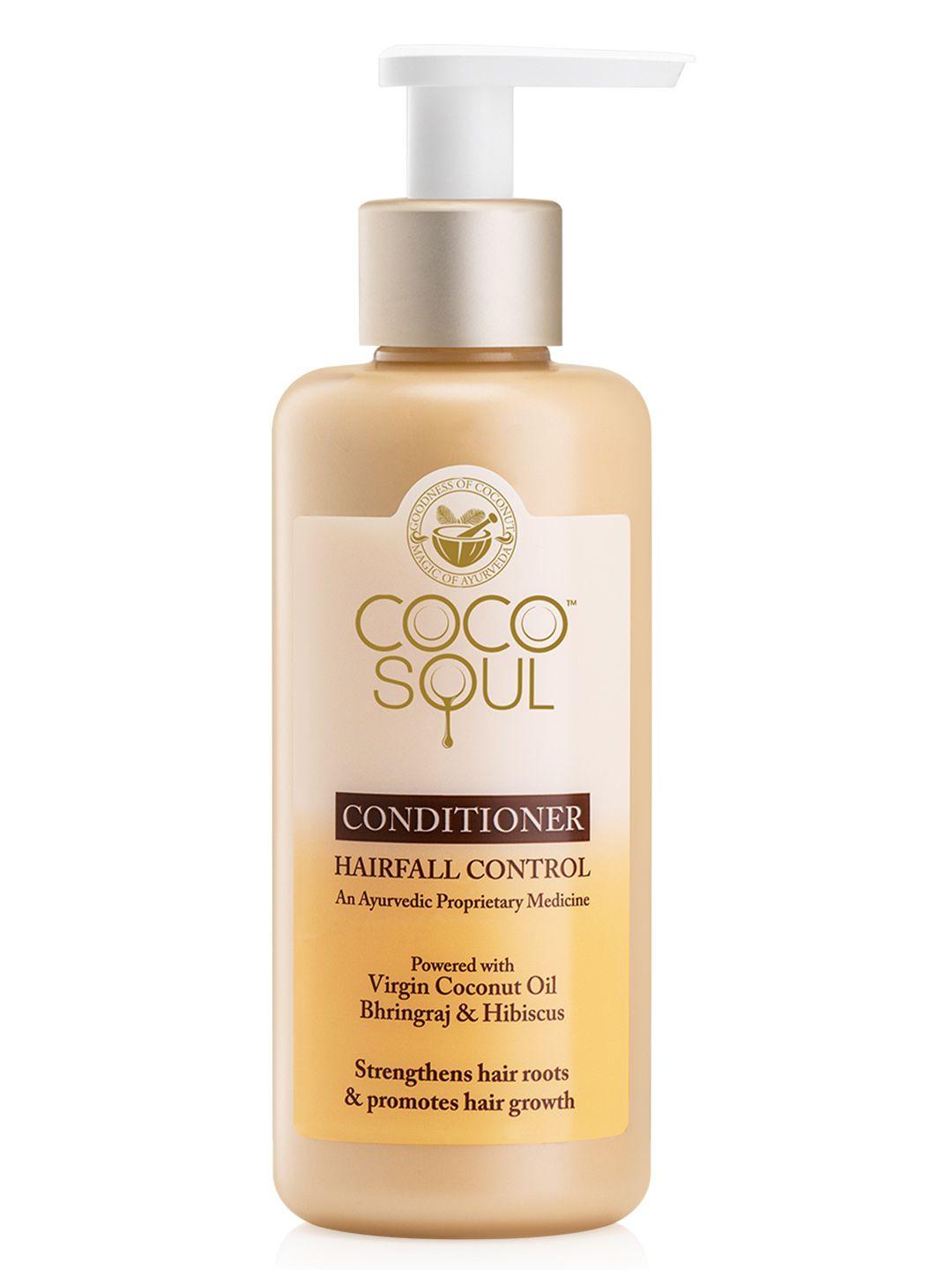 coco soul brown hair fall control conditioner