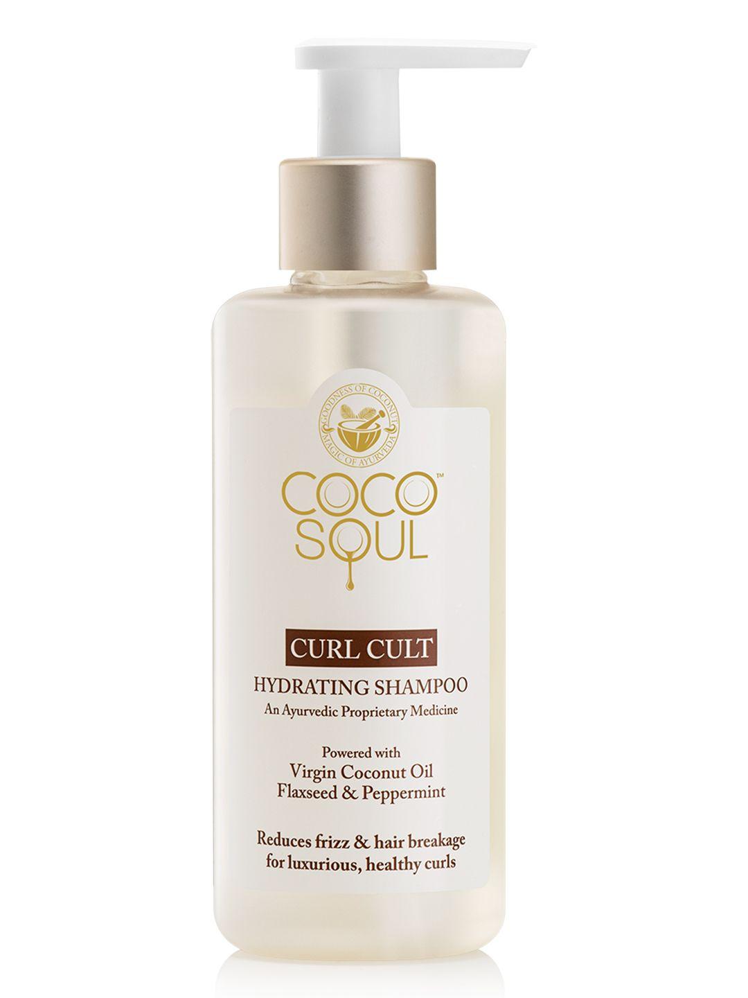 coco soul hydrating shampoo with 100% cold pressed virgin coconut oil 200ml