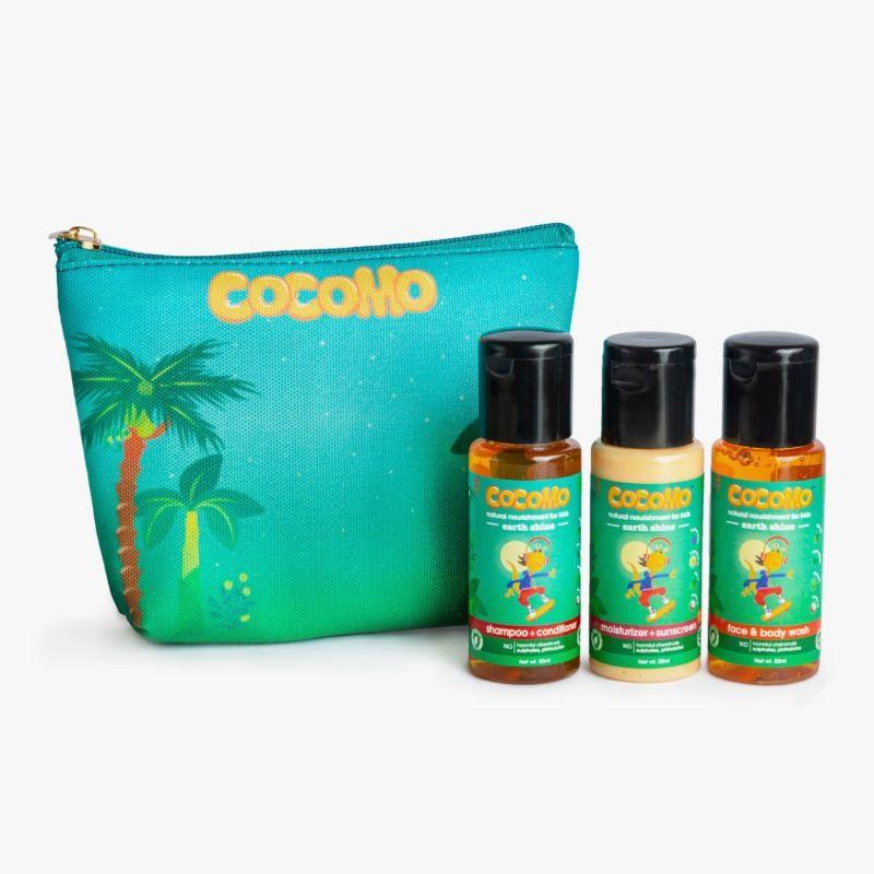 cocomo natural- earth shine gift combo travel pack for kids