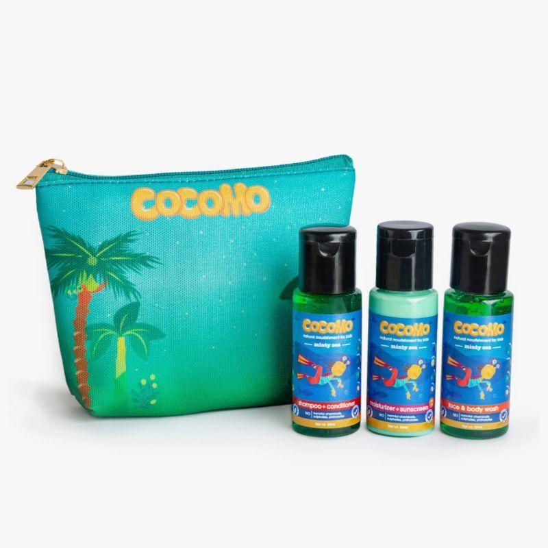 cocomo natural- minty sea gift combo travel pack for kids