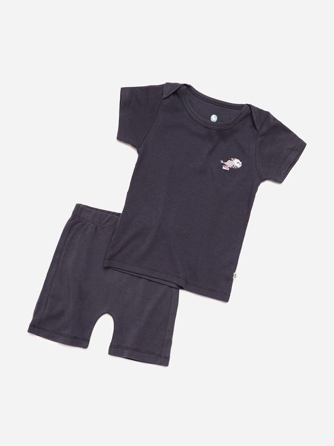 cocoon care unisex kids blue sustainable clothing set