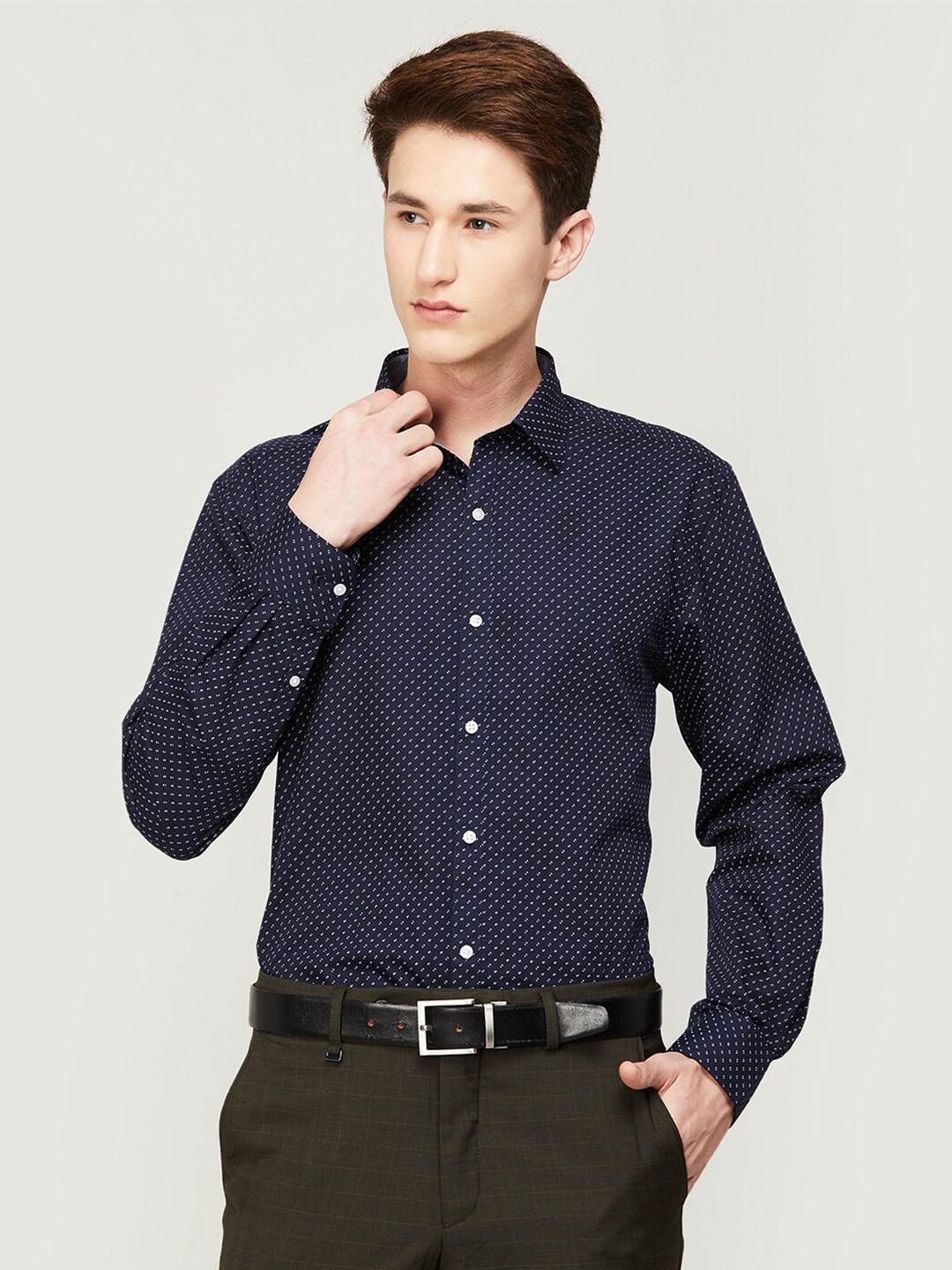 code by lifestyle men  printed cotton casual shirt