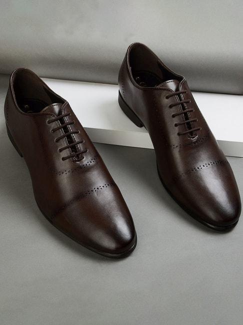 code by lifestyle men's brown oxford shoes
