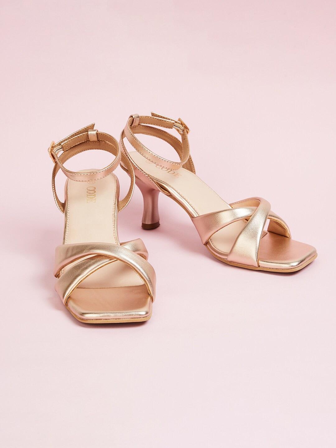 code by lifestyle party slim heeled sandals