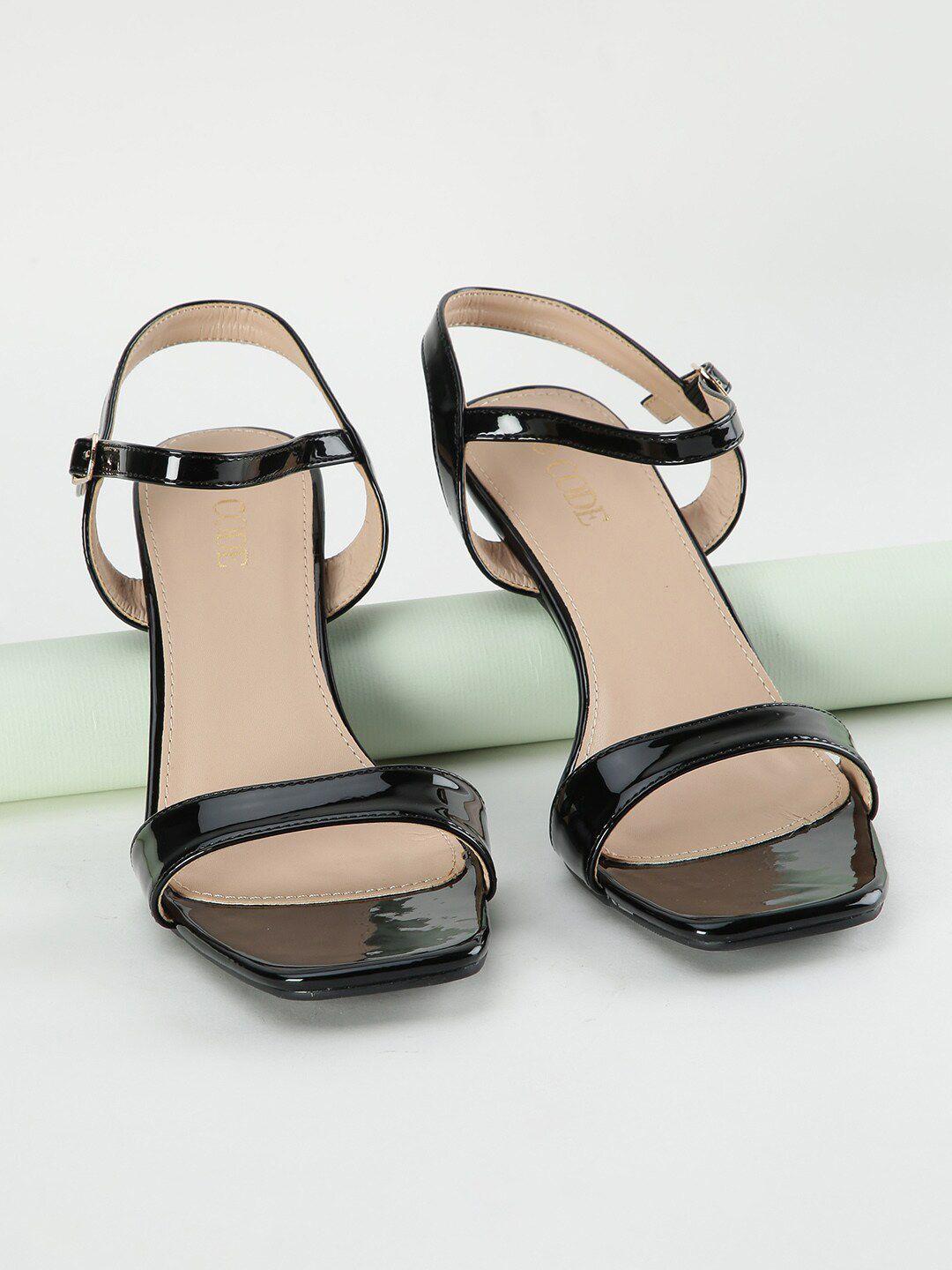code by lifestyle slim heeled sandals