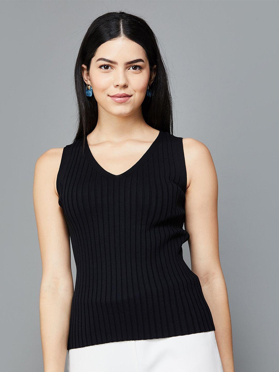 code by lifestyle v-neck fitted knit top