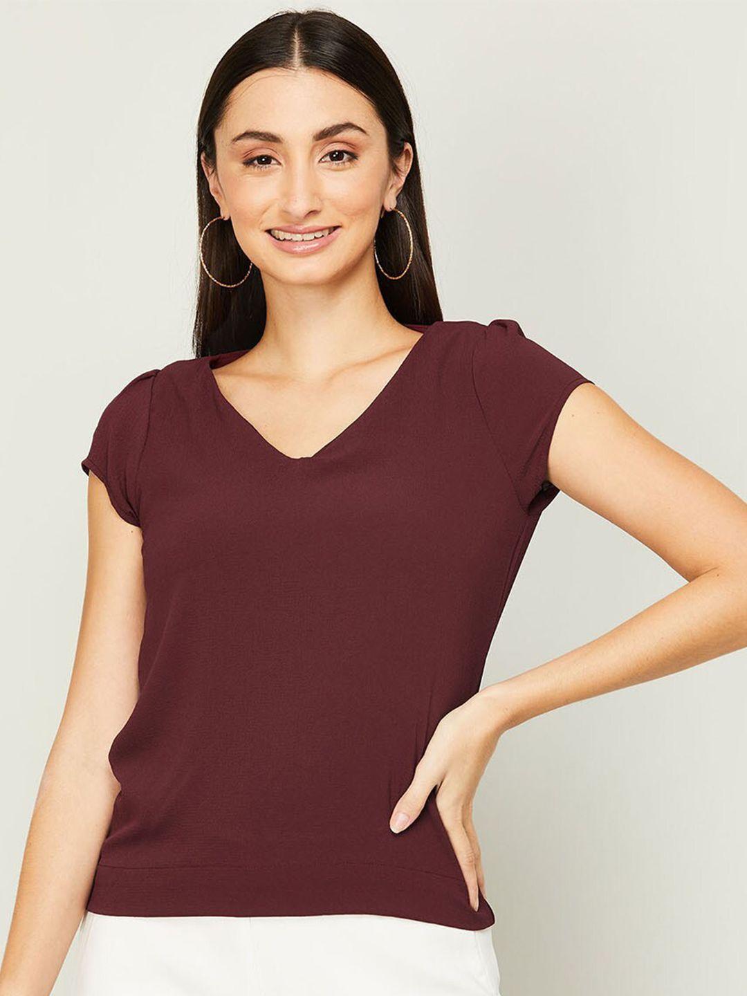 code by lifestyle women brown top
