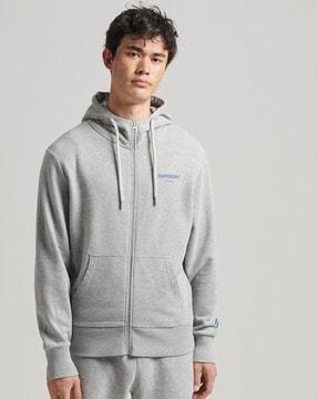 code core sport zip-front hoodie