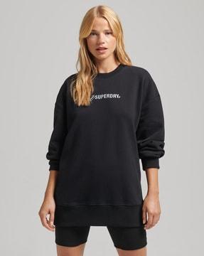 code crew-neck sweatshirt