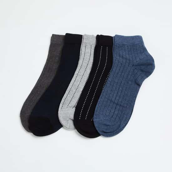code men striped socks- pack of 5