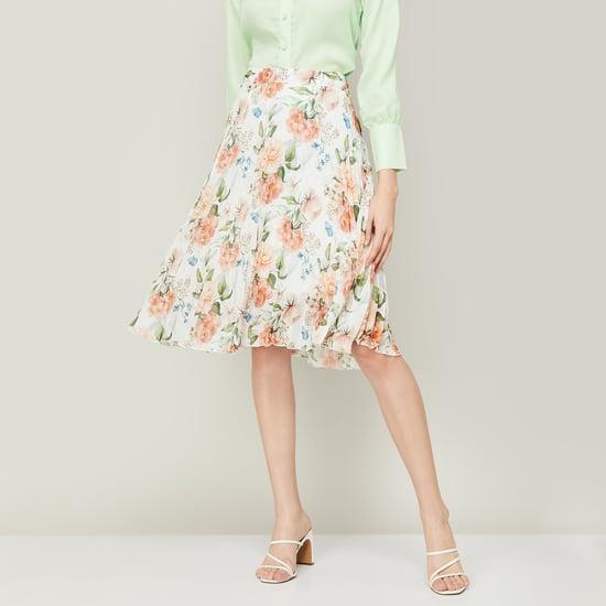 code-women-floral-printed-a-line-skirt