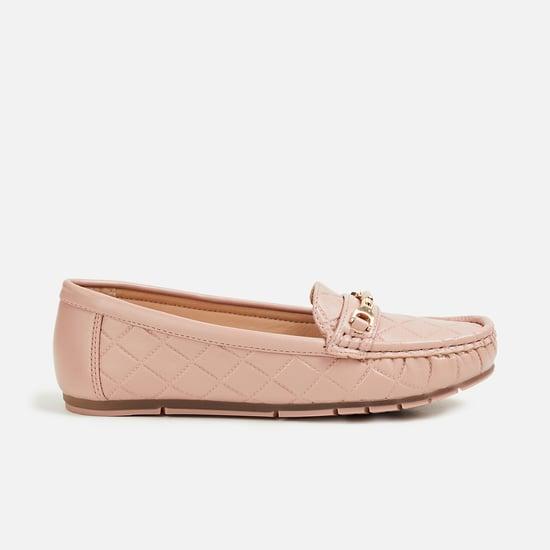 code women quilted bit loafers