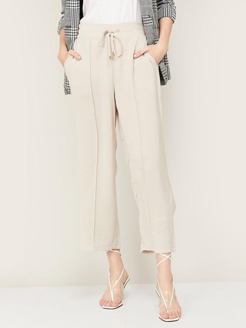 code by lifestyle beige high rise pants