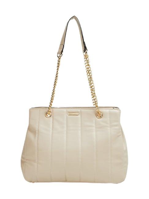 code by lifestyle beige shoulder bag