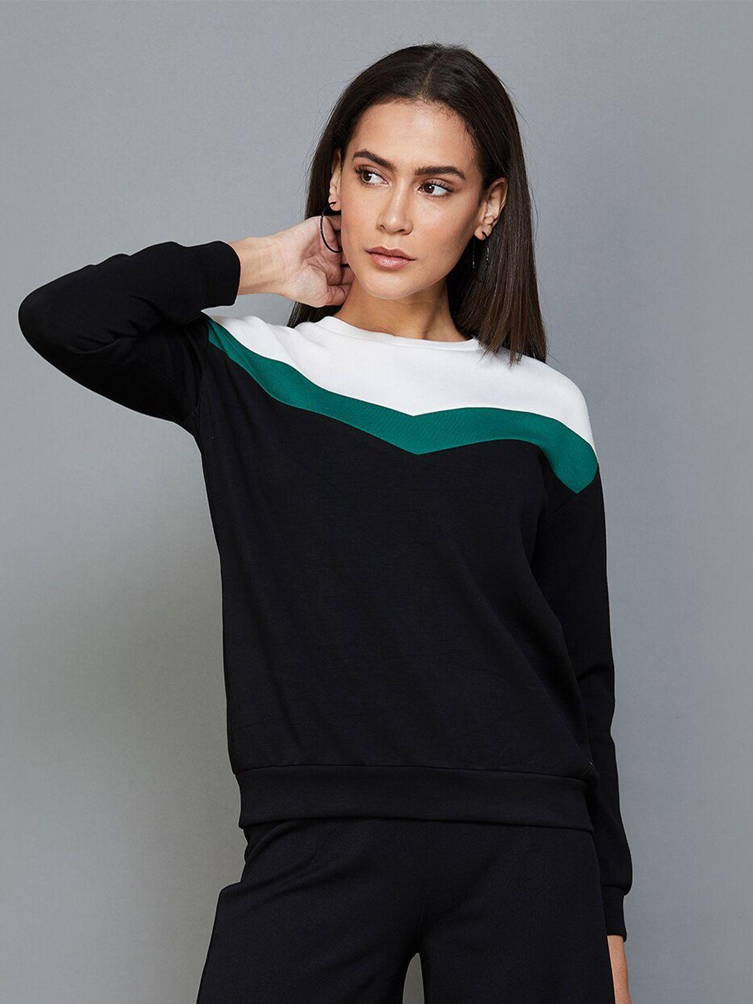 code by lifestyle colourblocked sweatshirt