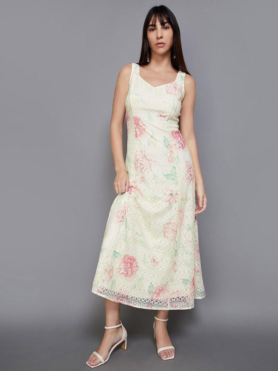 code by lifestyle floral printed sleeveless maxi dress