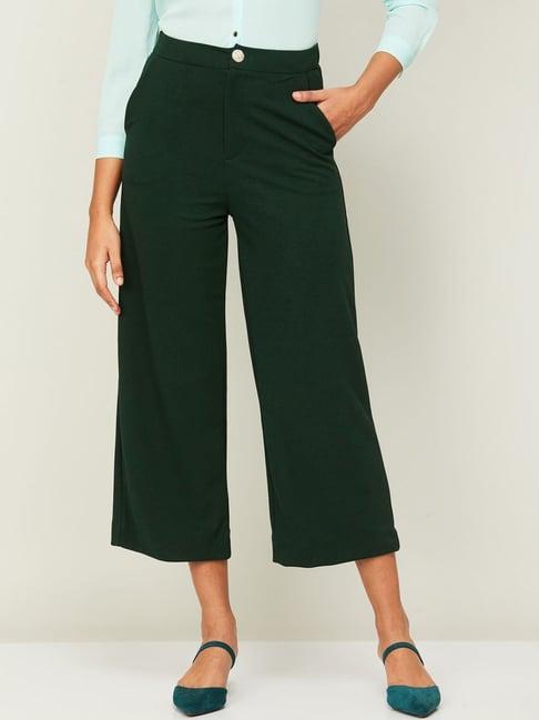 code by lifestyle green mid rise pants