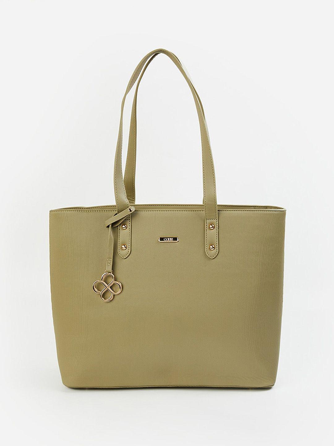 code by lifestyle green pu shoulder bag