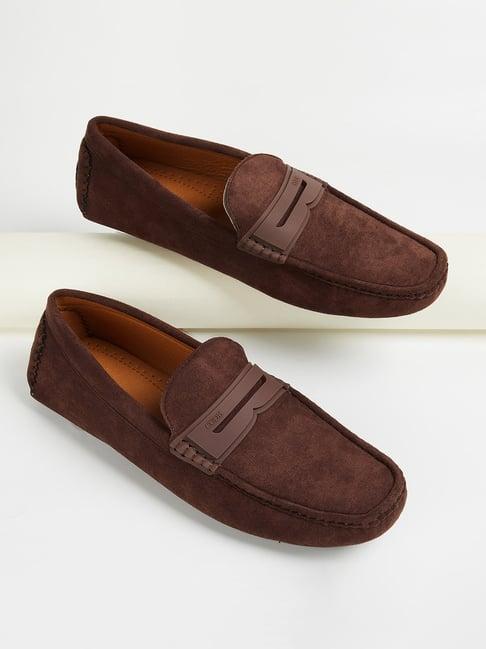 code by lifestyle men's brown casual loafers