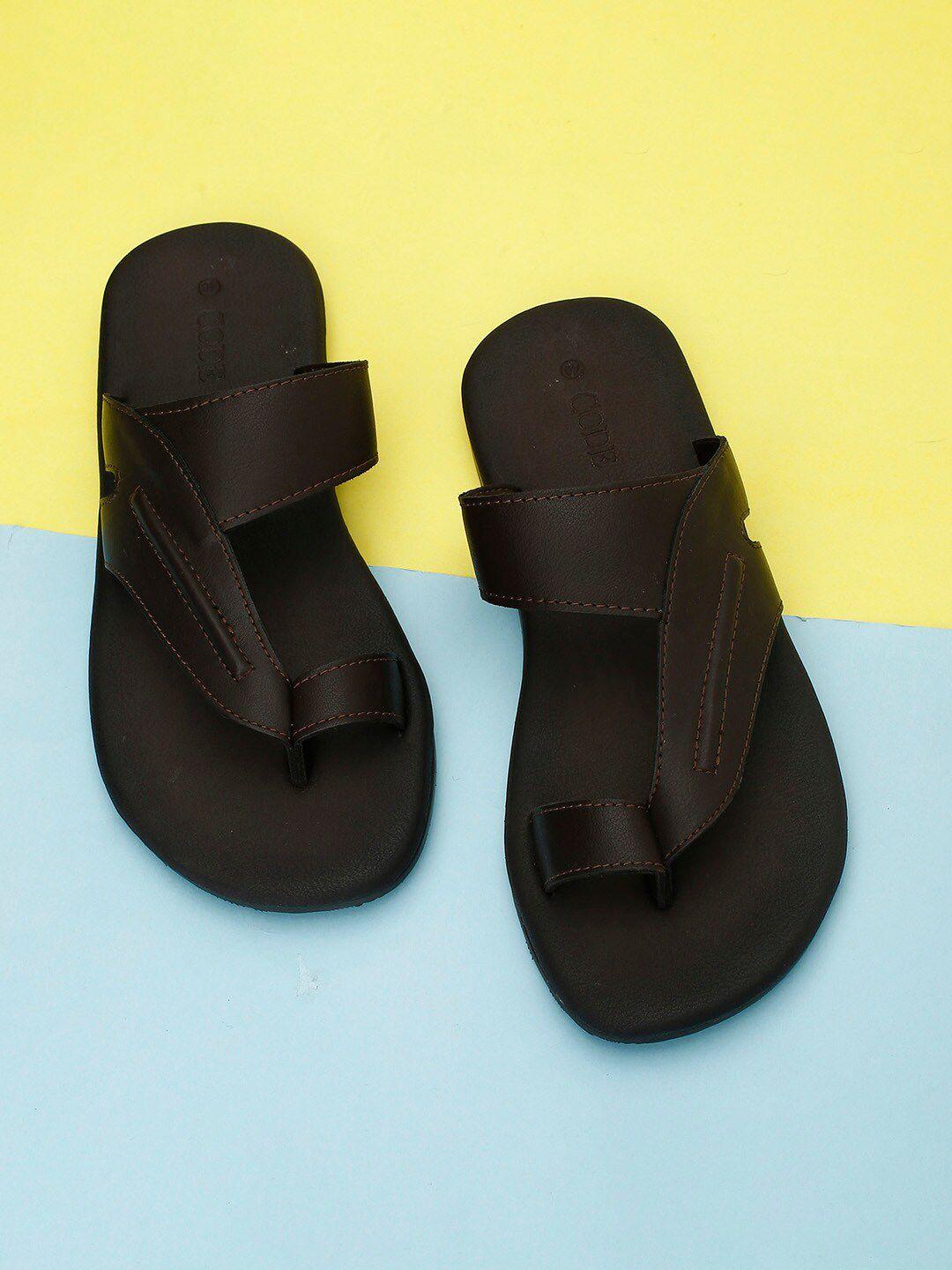 code by lifestyle men brown comfort sandals