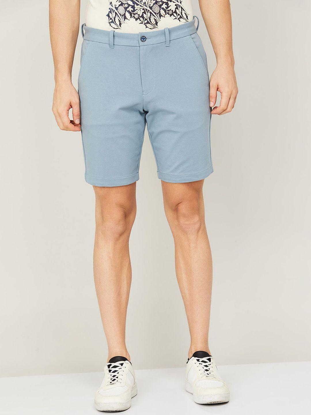 code by lifestyle men mid-rise above knee shorts
