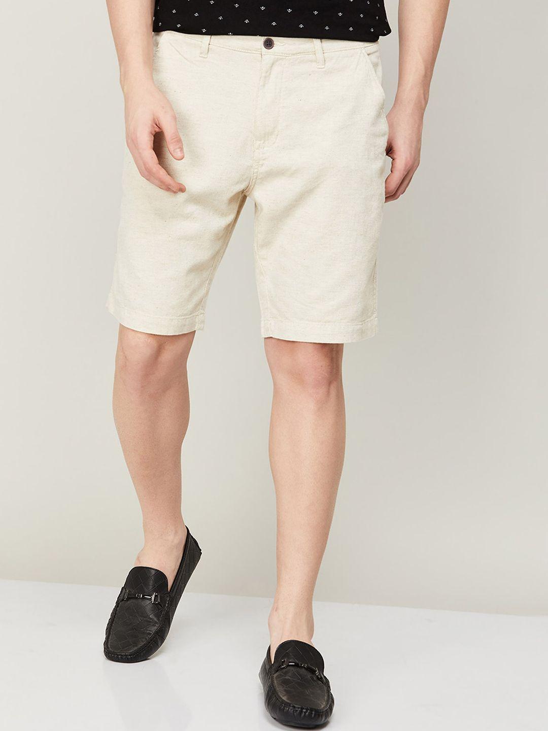 code by lifestyle men mid rise regular fit shorts