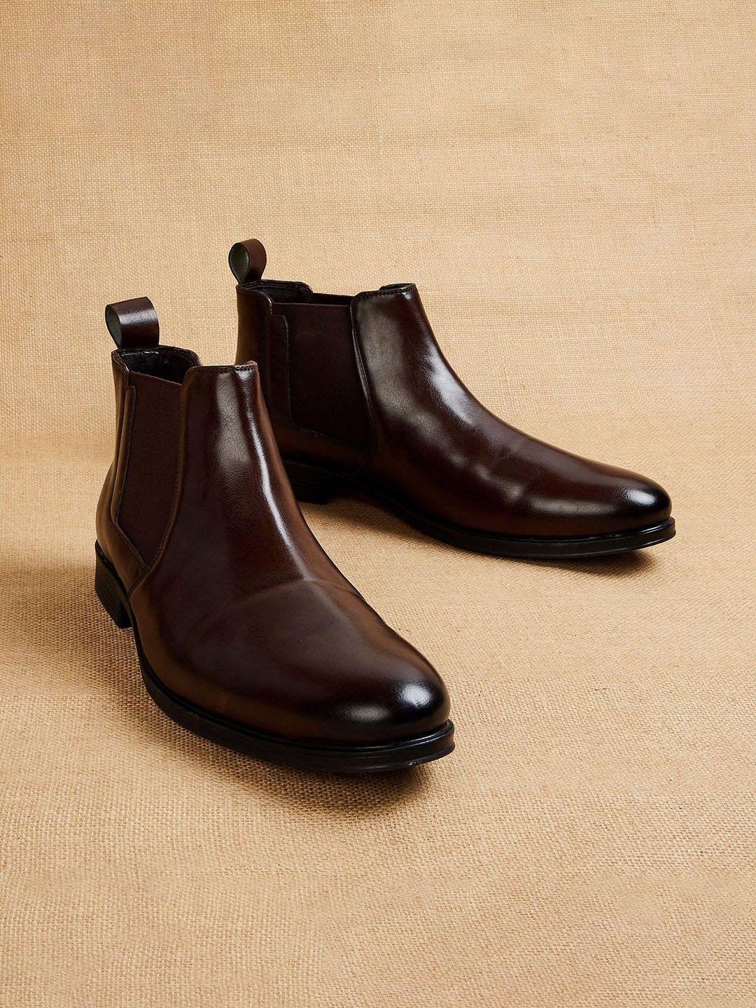 code by lifestyle men mid-top chelsea boots