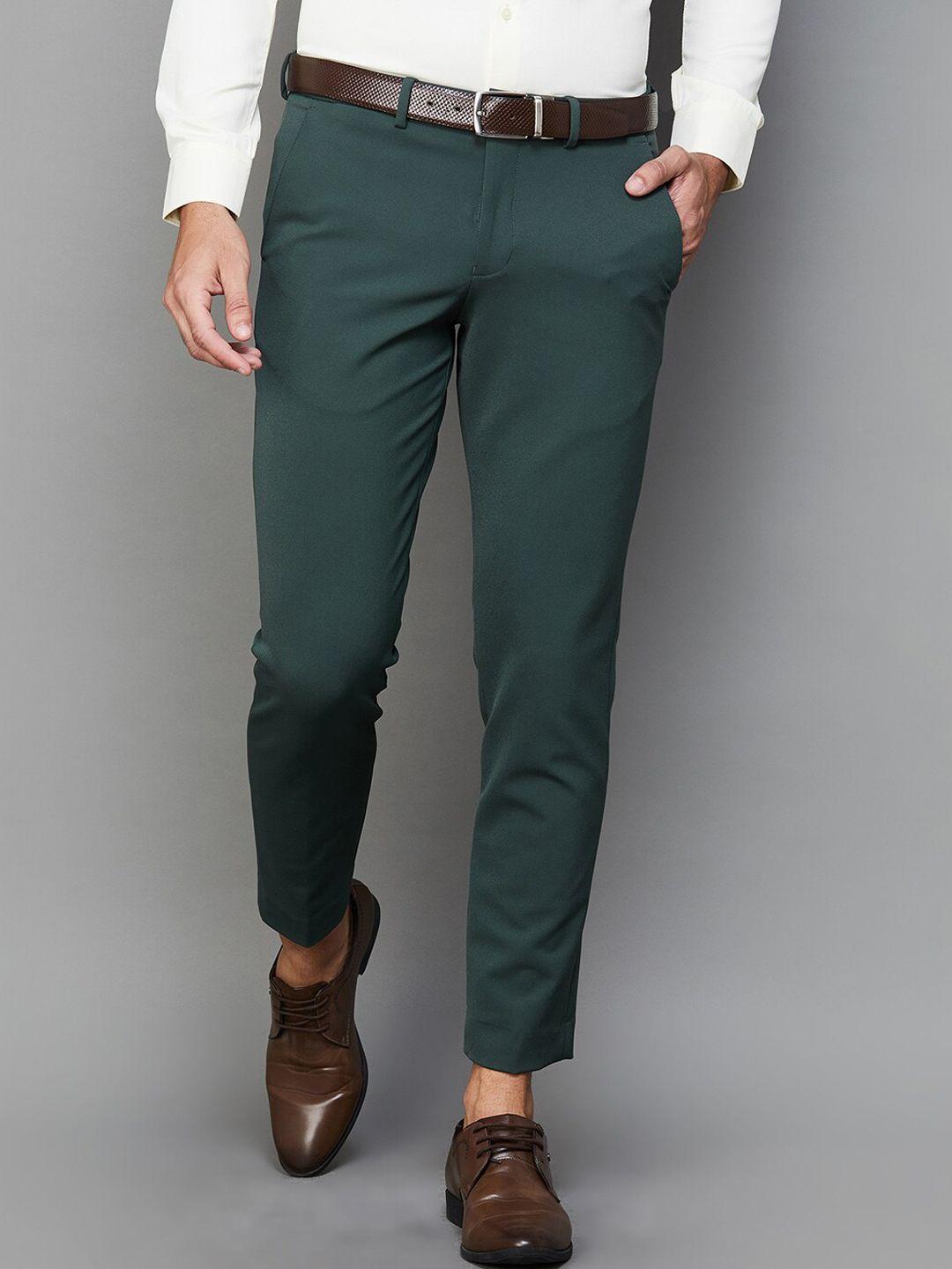 code by lifestyle men slim fit trousers