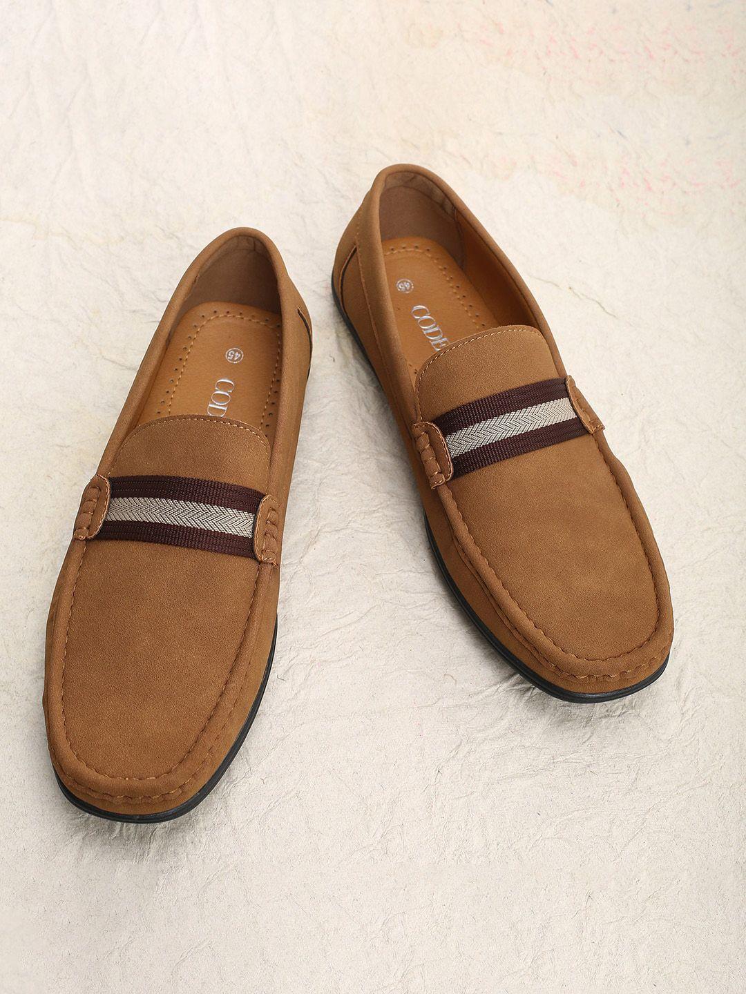 code by lifestyle men solid loafer shoes