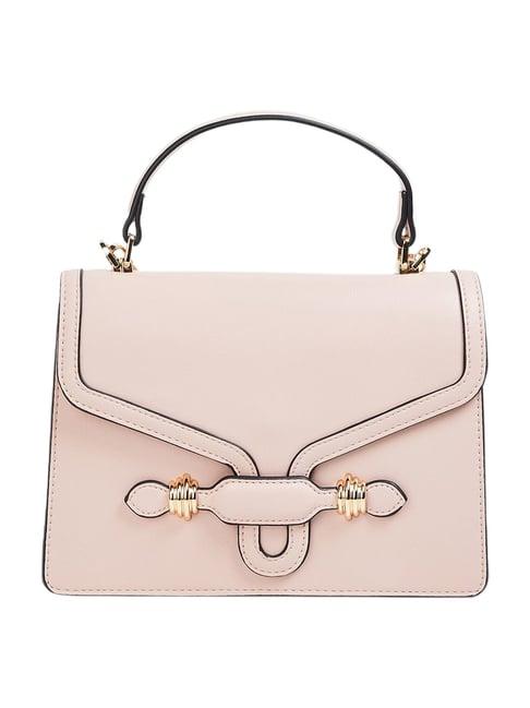 code by lifestyle pink satchel handbag