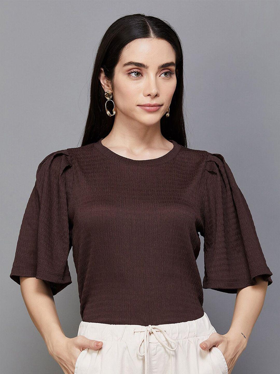 code by lifestyle self design puff sleeves top