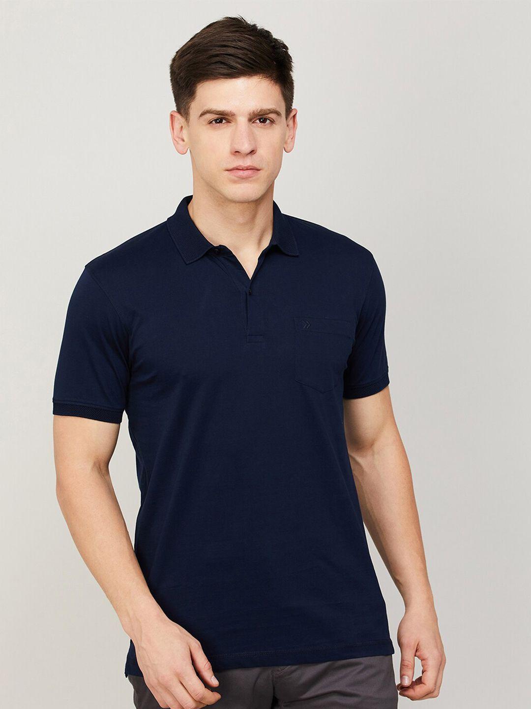 code by lifestyle short sleeve polo collar cotton t-shirt