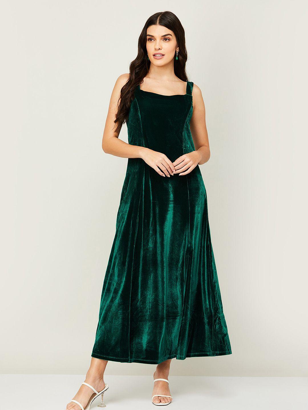 code by lifestyle square neck maxi dress