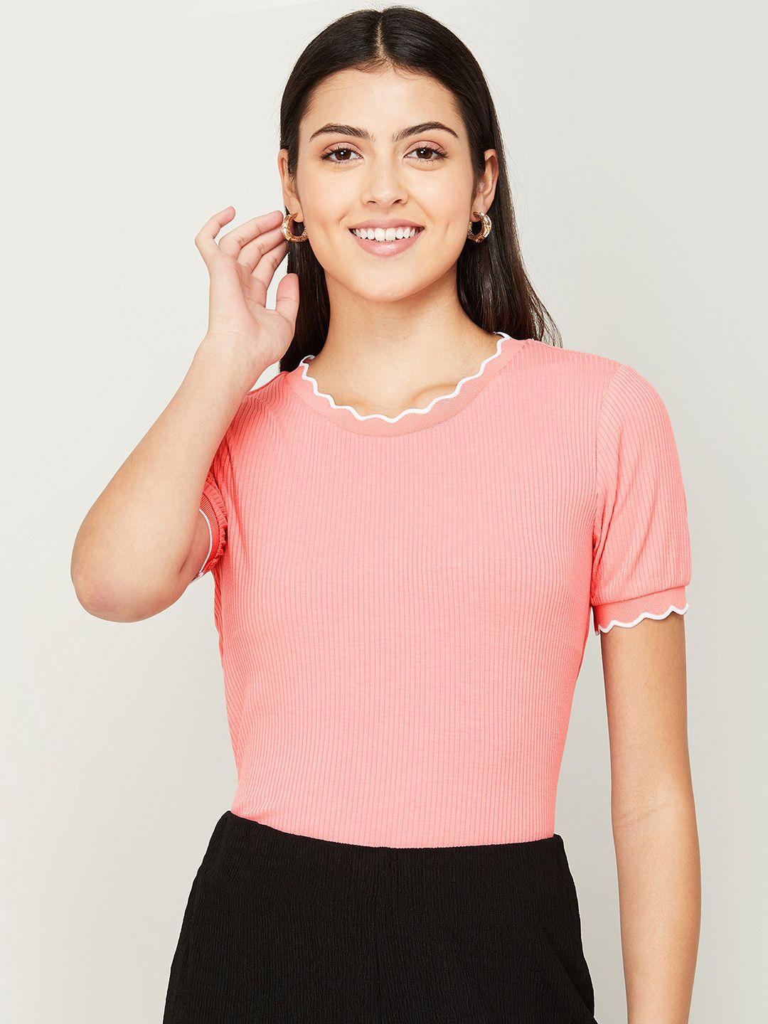 code by lifestyle striped top