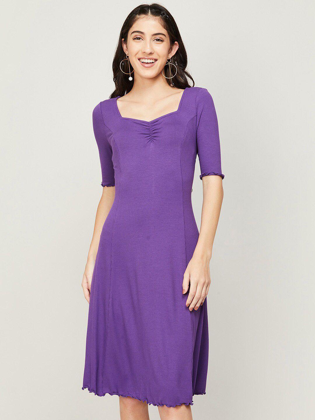 code by lifestyle sweet heart neck a-line dress